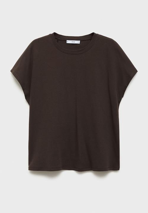MANGO - T-shirt Sevilla -  Brown