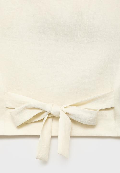 MANGO - Vest Perth - Light Beige