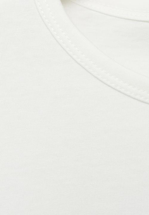 MANGO - T-Shirt Illustra - White/Pastel Green
