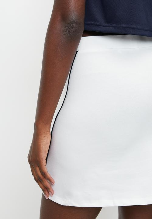 Reebok - Brianna Flared Skirt With Foil Logo - Chalk