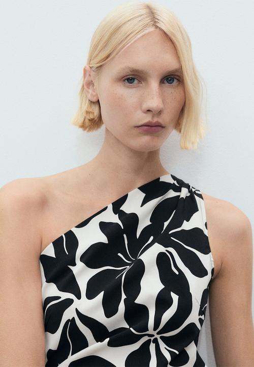 MANGO - Vestido Knot - Black