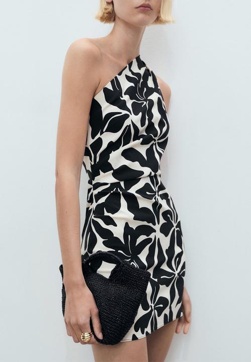 MANGO - Vestido Knot - Black