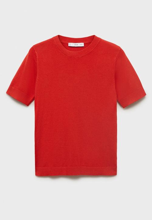 MANGO - Sweater Basic - Red