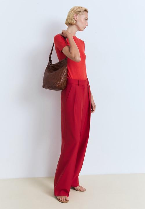 MANGO - Sweater Basic - Red