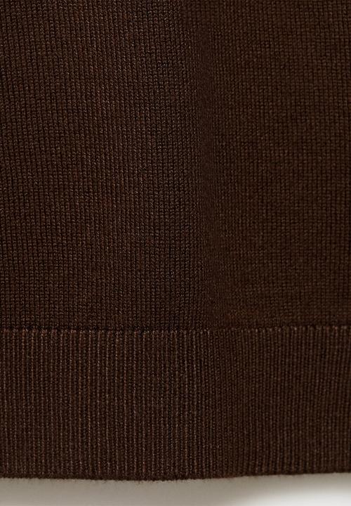 MANGO - Sweater Basic - Dark Brown