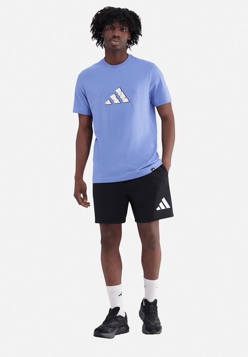 adidas Performance - 90s Nostalgia Graphic T-Shirt - Blue