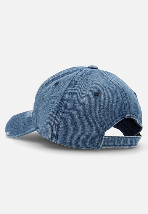 ERA by DJ Zinhle - Era Distressed denim Cap - blue