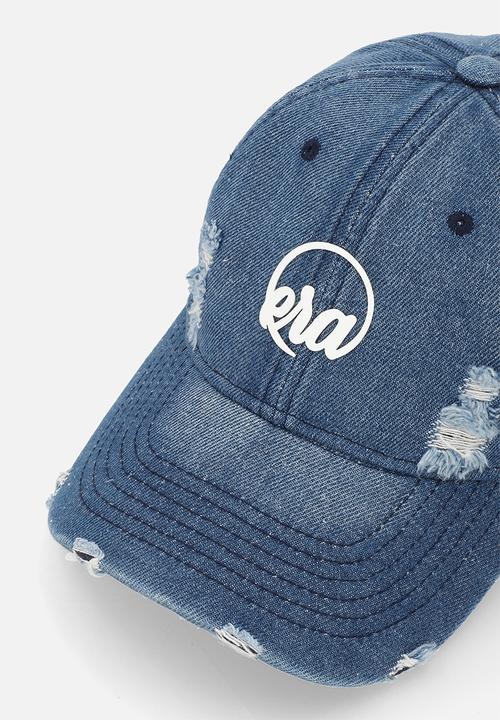 ERA by DJ Zinhle - Era Distressed denim Cap - blue