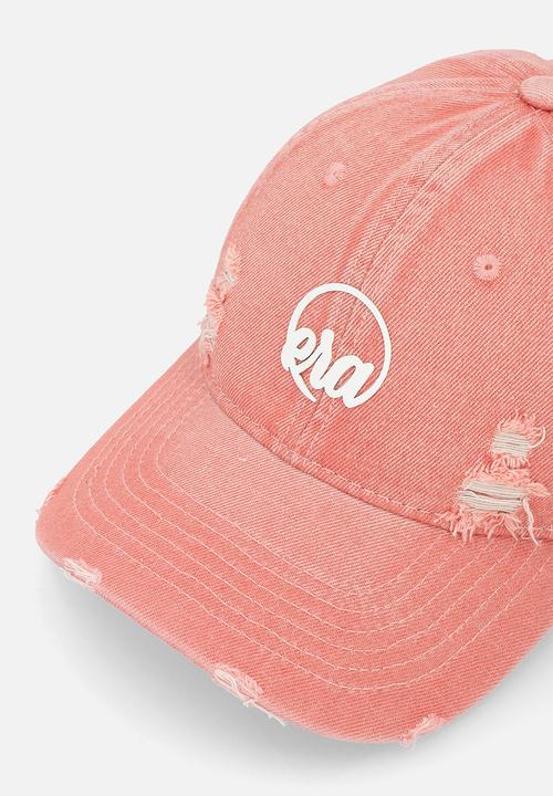 ERA by DJ Zinhle - Era Distressed denim Cap - Coral