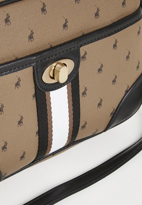 POLO - Oxford crossbody bag - camel