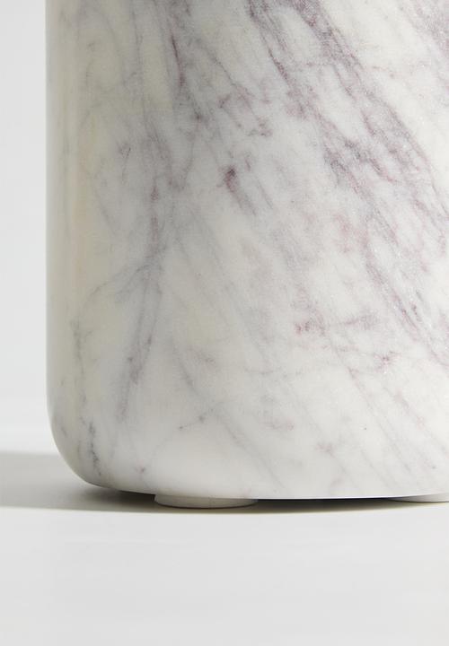 Sixth Floor - Cree marble utensil holder - White