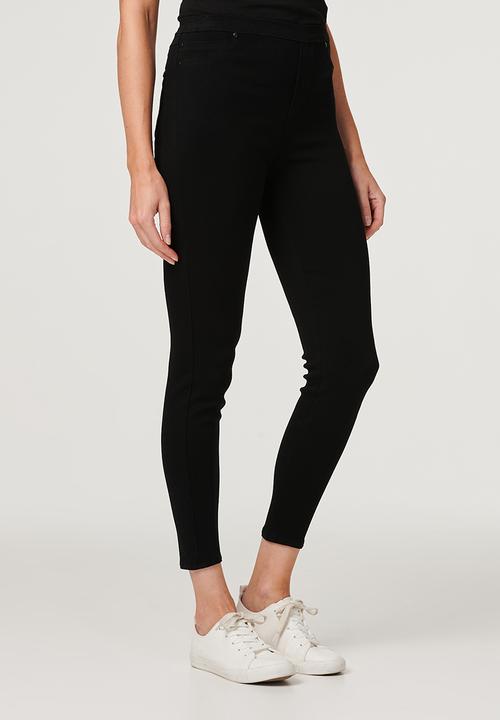 Stella Morgan - Pull-On Legging With Narrow Waistband - Black