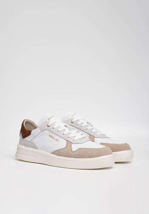Replay - University court - white & beige