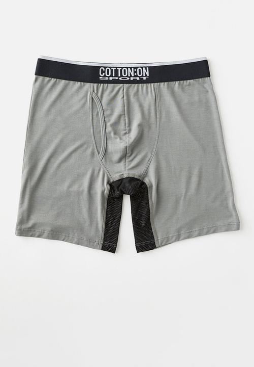Cotton On - Mens Sport Trunk - Grey