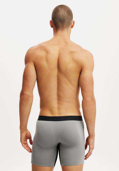 Cotton On - Mens Sport Trunk - Grey
