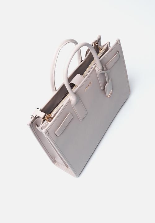 Anne Klein - Exclusive Hogan-S Work Tote Bag-Stone