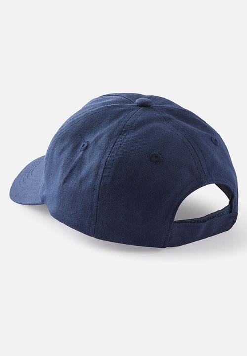 Cotton On - Kids sports club cap - deep dive/sardine outline