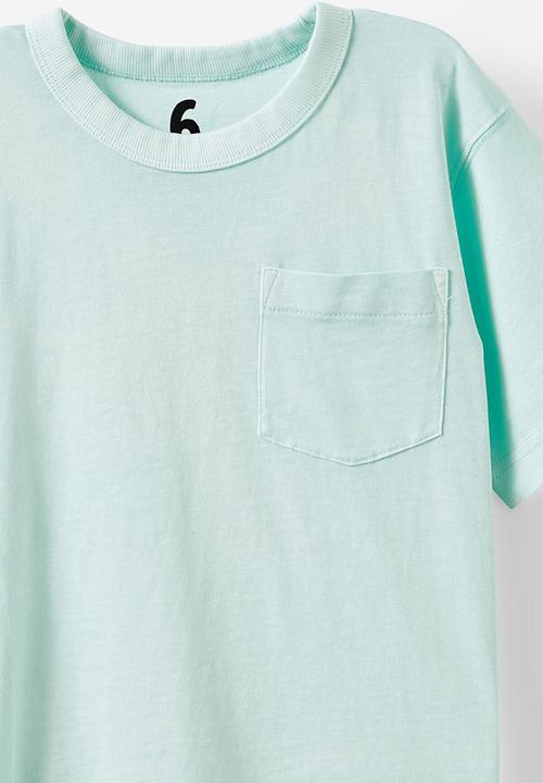 Cotton On - The essential short sleeve tee - ice mint wash