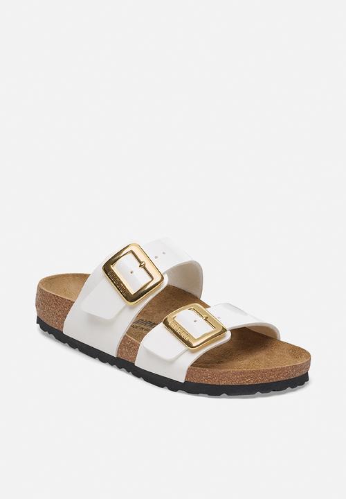 Birkenstock - Sydney cushion buckle narrow - patent white
