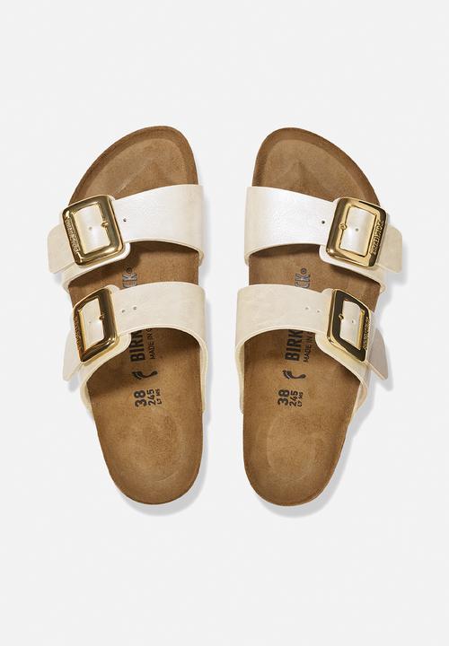Birkenstock - Sydney cushion buckle regular - graceful pearl white