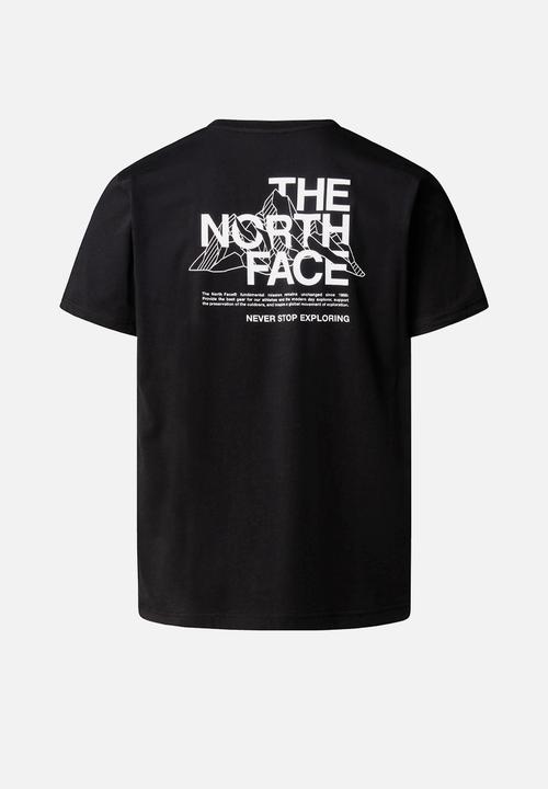 The North Face - S/S Mountain Sketch Tee - TNF Black (JK3)