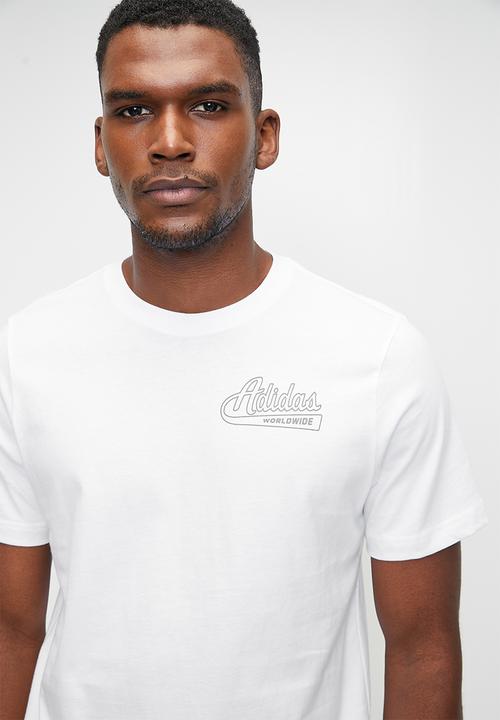 adidas Performance - Varsity Banner Tee - White