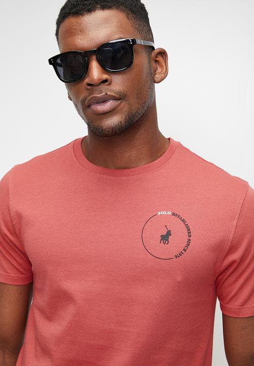POLO - Eli logo short sleeve T-shirt - dark pink