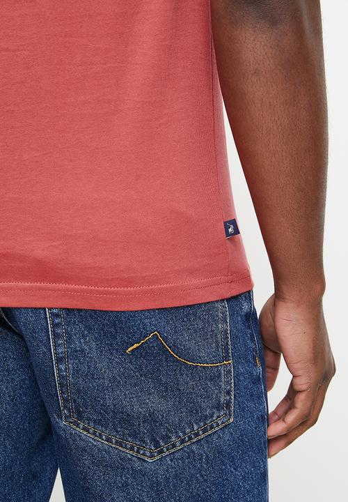 POLO - Eli logo short sleeve T-shirt - dark pink