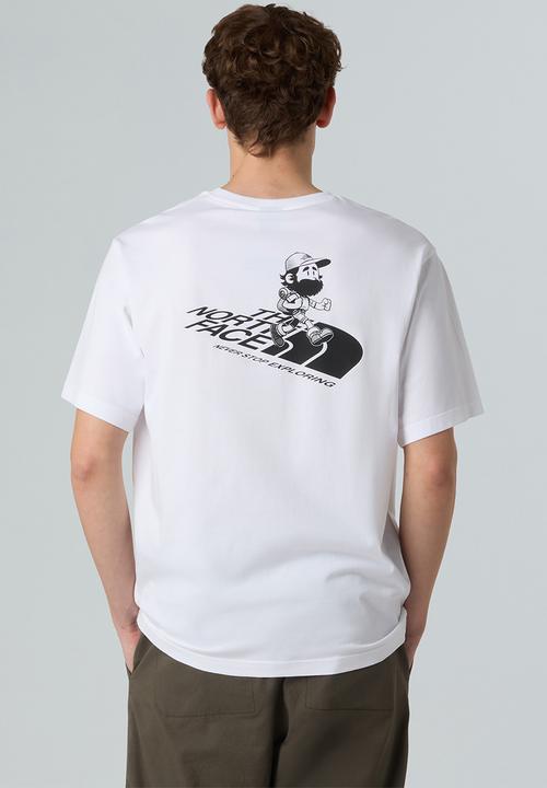 The North Face - Run Graphic Relaxed S/S Tee - TNF White (FN4)