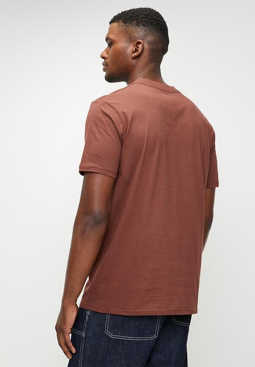 RVCA - Topo Xl Ss Red Stitch - Red Earth