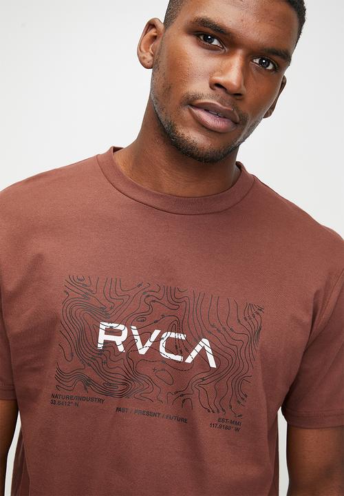 RVCA - Topo Xl Ss Red Stitch - Red Earth