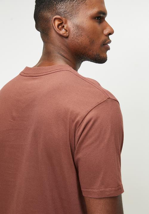 RVCA - Topo Xl Ss Red Stitch - Red Earth