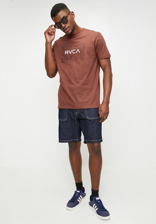 RVCA - Topo Xl Ss Red Stitch - Red Earth