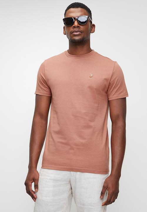 POLO - Lucas essential short sleeve T-shirt - dark pink	