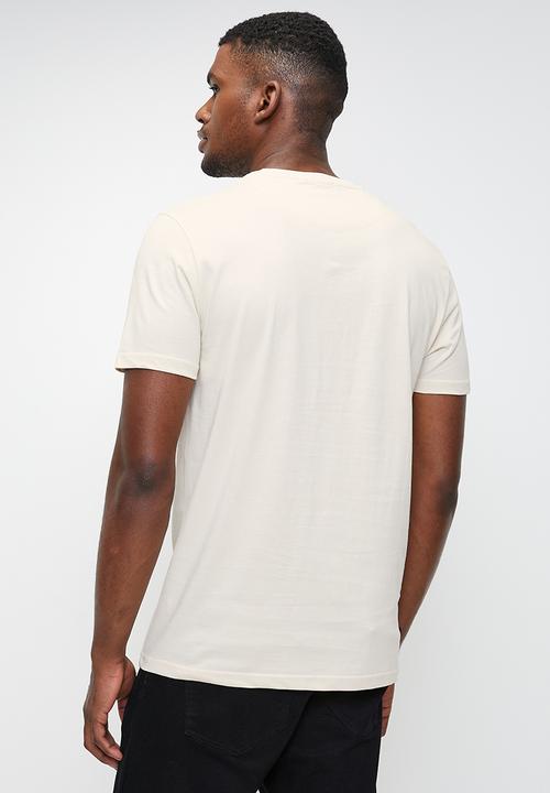 POLO - Bas linen blend short sleeve T-shirt - stone