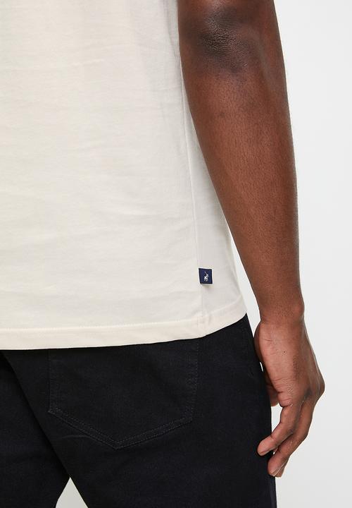 POLO - Bas linen blend short sleeve T-shirt - stone