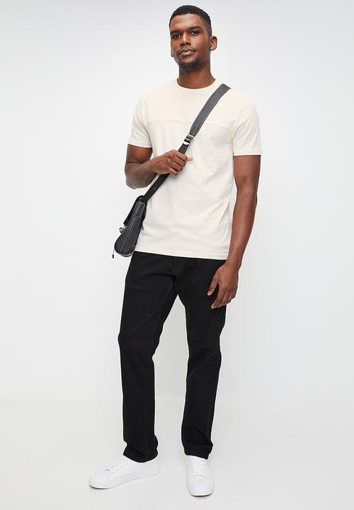 POLO - Bas linen blend short sleeve T-shirt - stone
