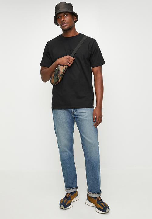 RVCA - Small RVCA Short Sleeve - Black & Black logo