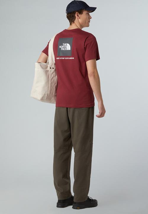 The North Face - S/S Box Nse Tee - Sumac-Asphalt Grey (DO3)