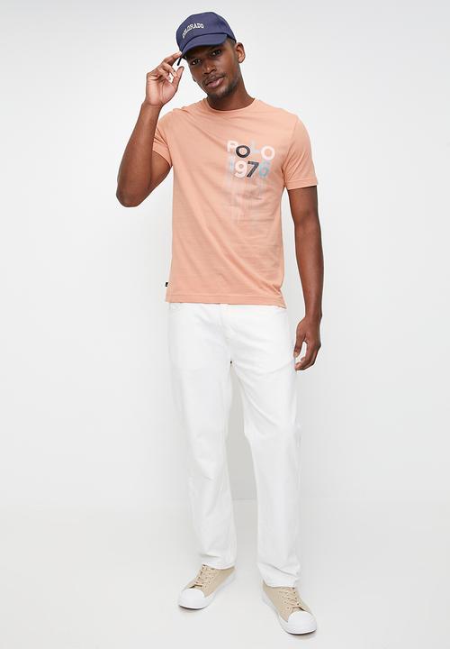 POLO - Bowie drip pony short sleeve T-shirt - pink