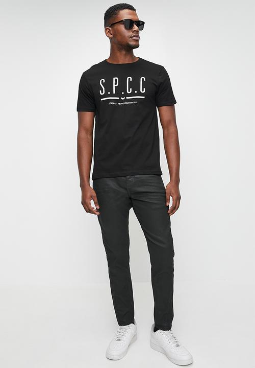 S.P.C.C - Milica Tee  - Black Regular Fit Signature Tees Black