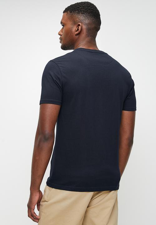 POLO - Nick crew neck graphic T-shirt - navy	