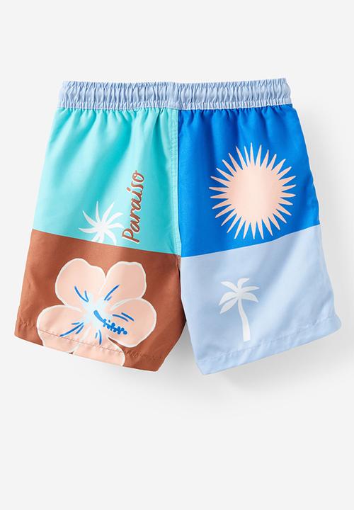 Cotton On - Bailey board short - spliced paraiso
