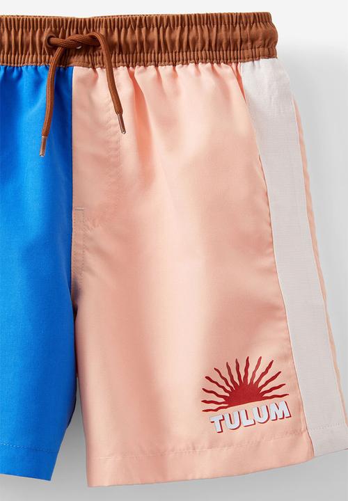 Cotton On - Bailey board short - tulum/splice