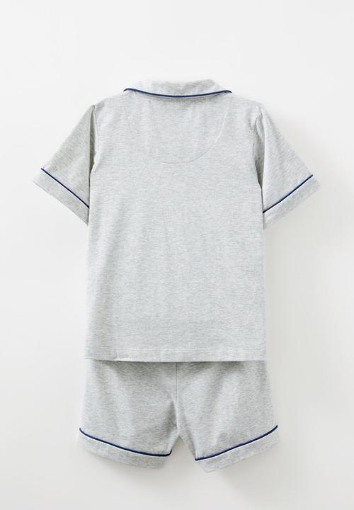 Cotton On - Claydon short sleeve pyjama set - cloud marle