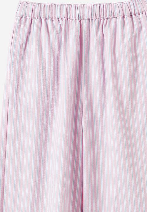 Cotton On - Scarlette woven pants - marshmallow stripe