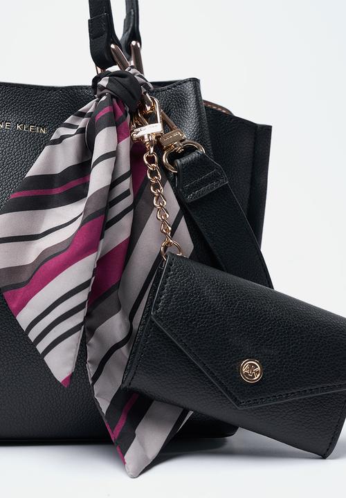 Anne Klein - Exclusive Alissa Satchel With Scarf Bag- Black