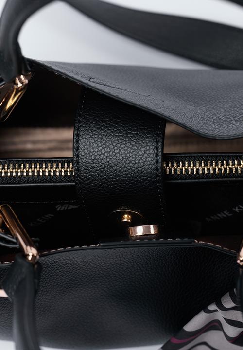 Anne Klein - Exclusive Alissa Satchel With Scarf Bag- Black