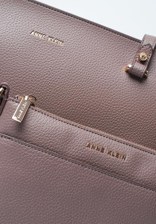 Anne Klein - Exclusive Madison-A 2 Piece Tote With Crossbody Bag-Mink