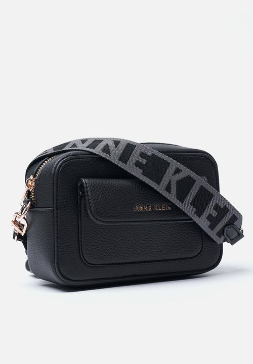 Anne Klein - Detachable strap crossbody bag-Black